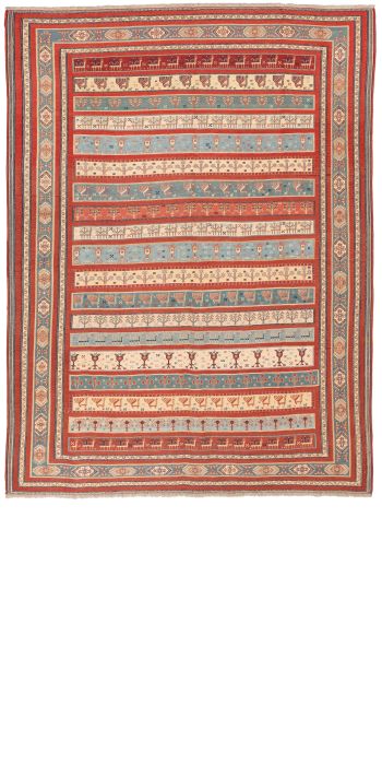 Bild von Afschar-Tabii aus Persien in der Größe 393 x 300 cm