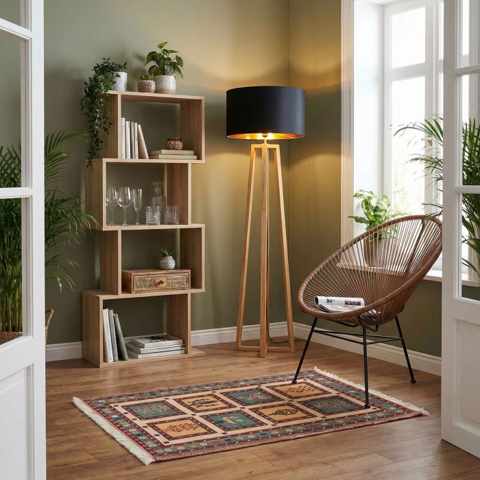 handgewebter Sumackkelim Afschar-Tabii aus Persien Maß 92x64 cm