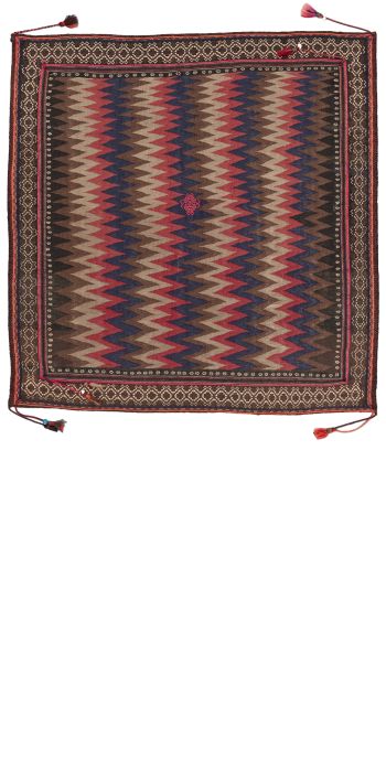 Bild von Sofreh aus Persien in der Größe 147 x 142 cm