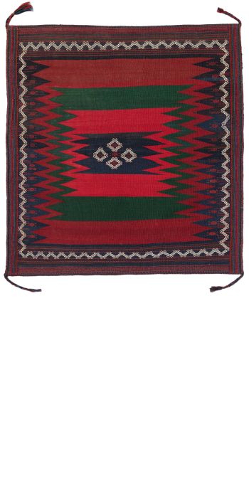 Bild von Sofreh aus Persien in der Größe 143 x 137 cm