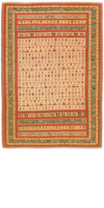 Bild von Afschar-Tabii aus Persien in der Größe 288 x 200 cm