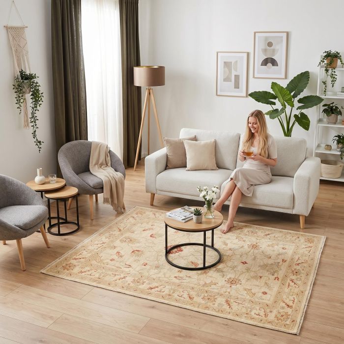 handgeknüpfter Orienteppich Ferahan aus Afghanistan Maß 198x152 cm