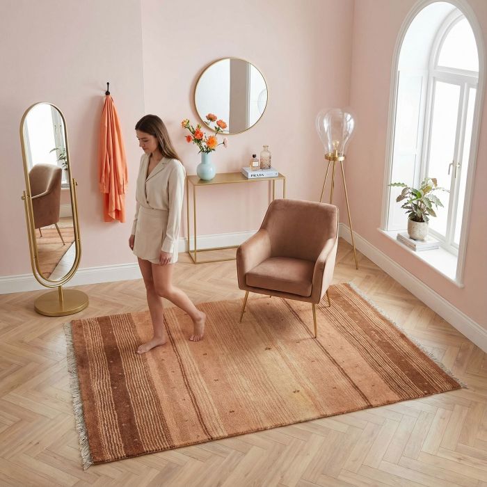 handgeknüpfter Orienteppich Gabbeh aus Persien Maß 170x116 cm