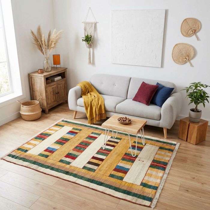handgeknüpfter Orienteppich Amalehbaft aus Persien Maß 208x140 cm