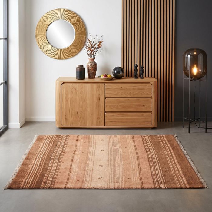 handgeknüpfter Orienteppich Gabbeh aus Persien Maß 168x115 cm