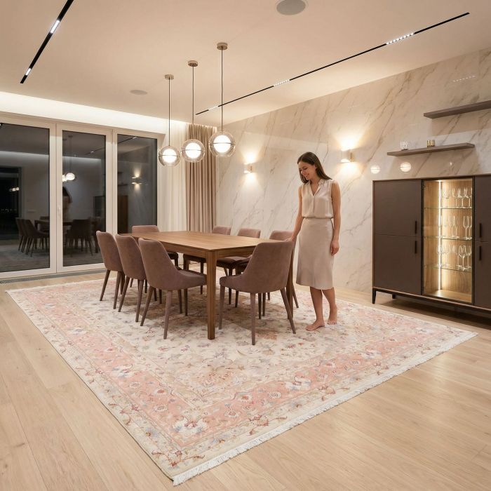 handgeknüpfter Orienteppich Täbriz aus Persien Maß 418x302 cm