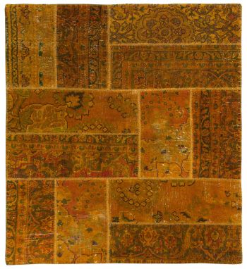Bild von Patchwork aus Pakistan in der Größe 128 x 102 cm
