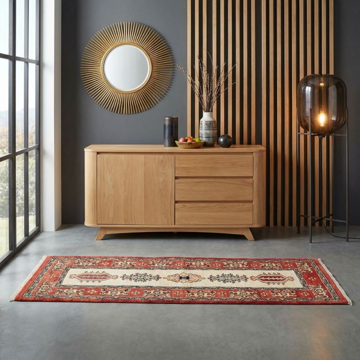 handgeknüpfter Orienteppich Ghadimi aus Persien Maß 220x80 cm
