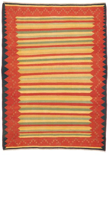 Bild von Afschar-Kamo aus Persien in der Größe 286 x 206 cm