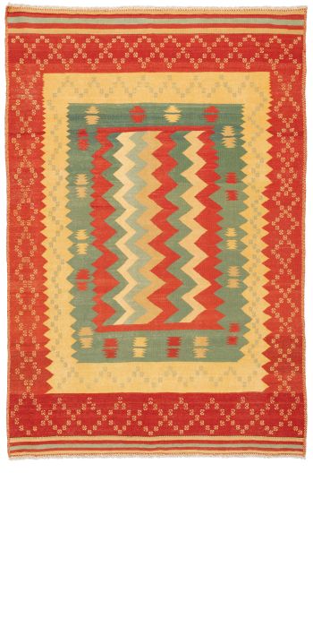 Bild von Afschar-Kamo aus Persien in der Größe 287 x 193 cm