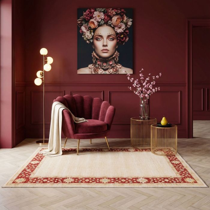 handgeknüpfter Orienteppich Ferahan aus Afghanistan Maß 234x174 cm