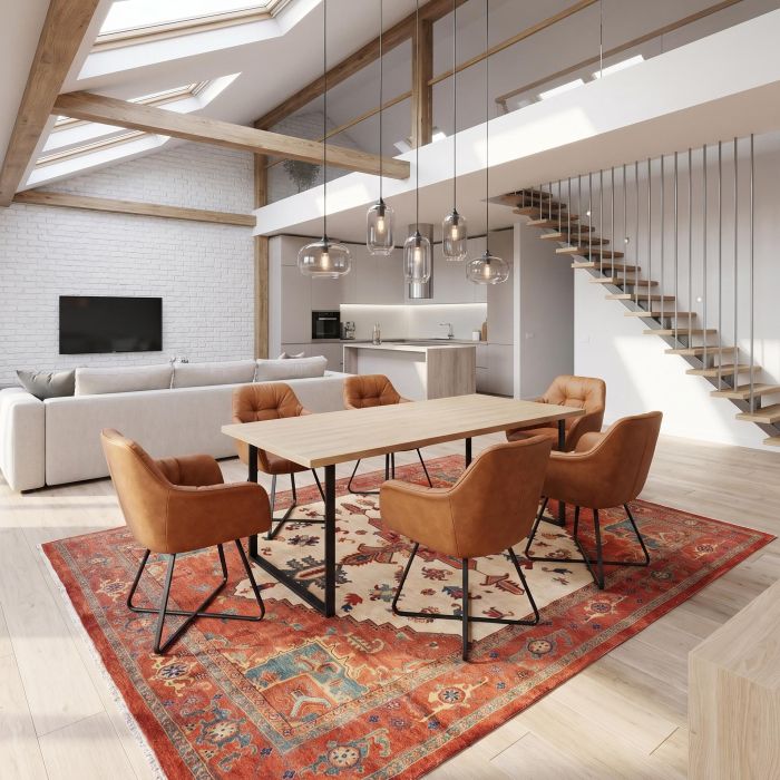 handgeknüpfter Orienteppich Ghadimi aus Persien Maß 339x264 cm