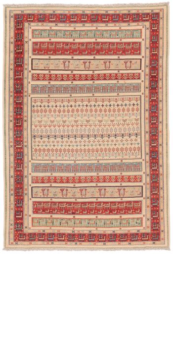 Bild von Afschar-Tabii aus Persien in der Größe 295 x 200 cm