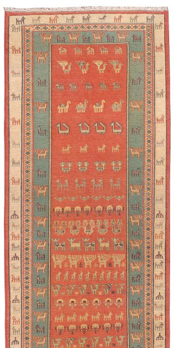 Bild von Afschar-Tabii aus Persien in der Größe 286 x 77 cm