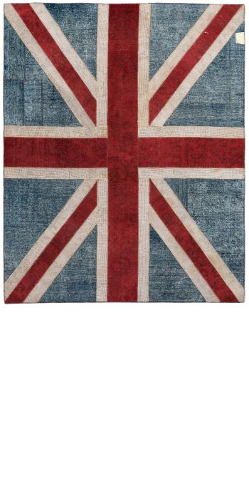 Bild von Patchwork aus Persien in der Größe 249 x 201 cm