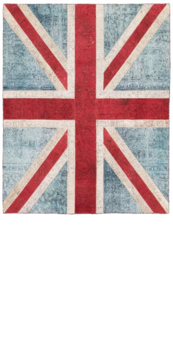 Bild von Patchwork aus Persien in der Größe 249 x 201 cm