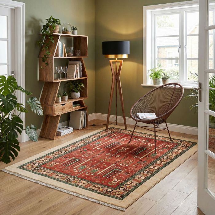 handgeknüpfter Orienteppich Bidjar-Gerus aus Persien Maß 192x154 cm