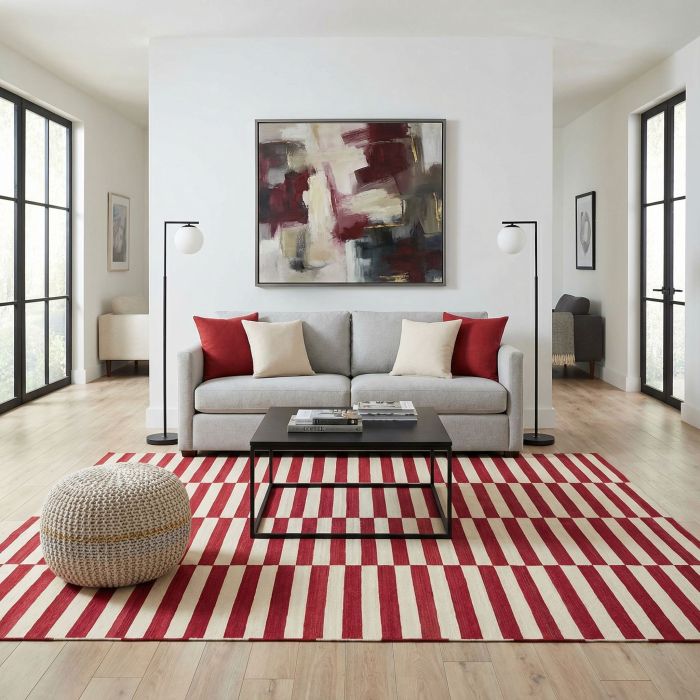 handgewebter Kelim Tavis aus Afghanistan Maß 294x249 cm