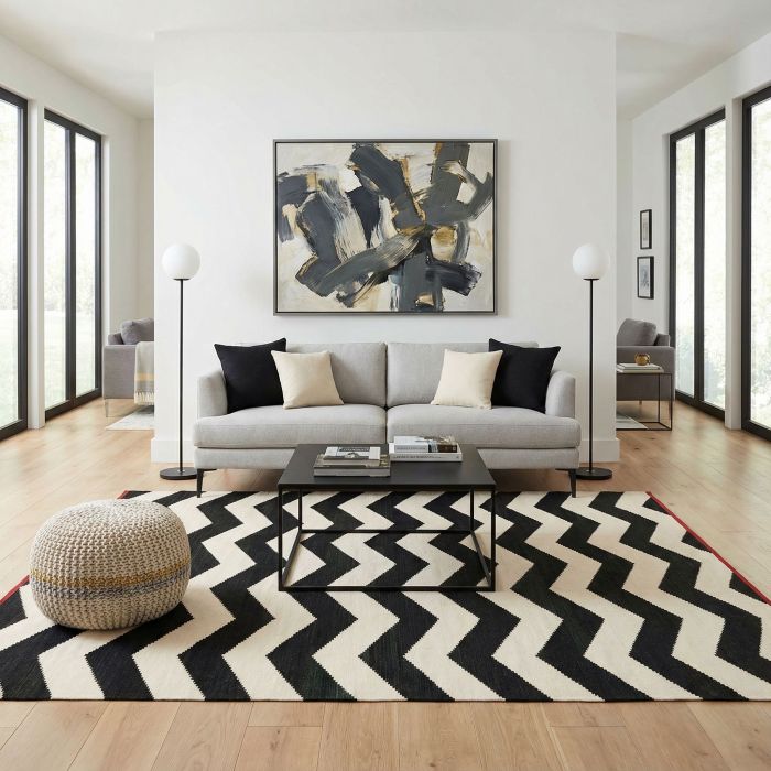 handgewebter Kelim Tavis aus Afghanistan Maß 293x251 cm