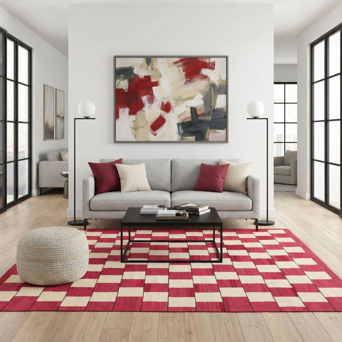 handgewebter Kelim Tavis aus Afghanistan Maß 292x243 cm