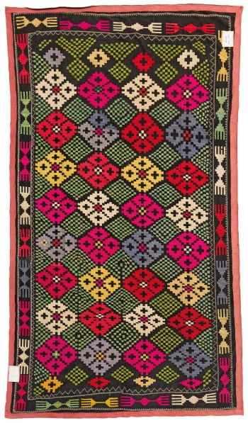 Bild von Suzani aus Afghanistan in der Größe 261 x 149 cm