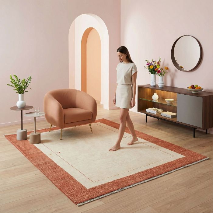 handgeknüpfter Orienteppich Amalehbaft aus Persien Maß 238x176 cm