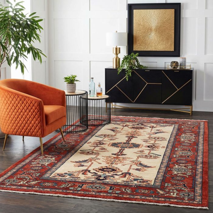 handgeknüpfter Orienteppich Ghadimi aus Persien Maß 240x137 cm