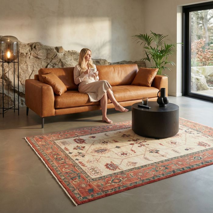 handgeknüpfter Orienteppich Ghadimi aus Persien Maß 253x177 cm