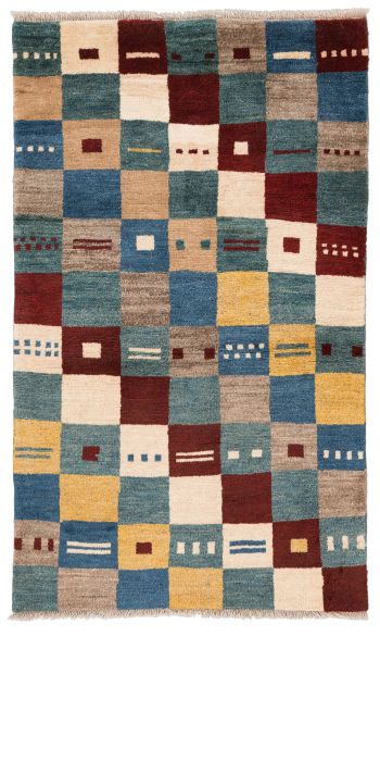 Bild von Gabbeh aus Persien in der Größe 173 x 103 cm