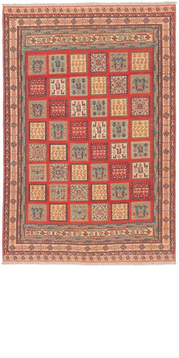 Bild von Afschar-Tabii aus Persien in der Größe 290 x 195 cm