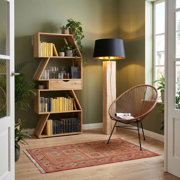 handgewebter Sumackkelim Afschar-Tabii aus Persien Maß 123x77 cm