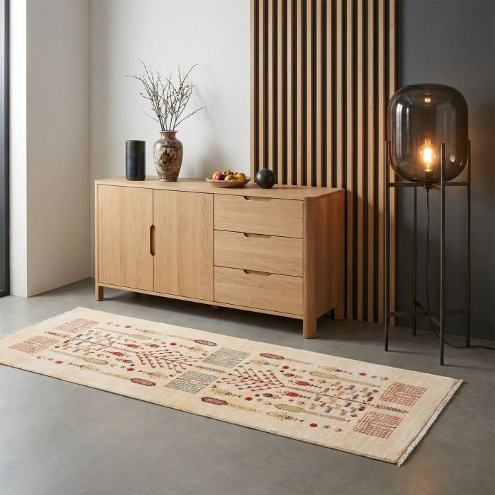 handgeknüpfter Orienteppich Bidjar-Gerus aus Persien Maß 224x83 cm