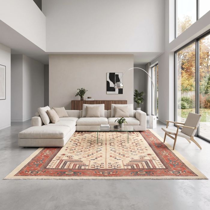 handgeknüpfter Orienteppich Ghadimi aus Persien Maß 385x276 cm