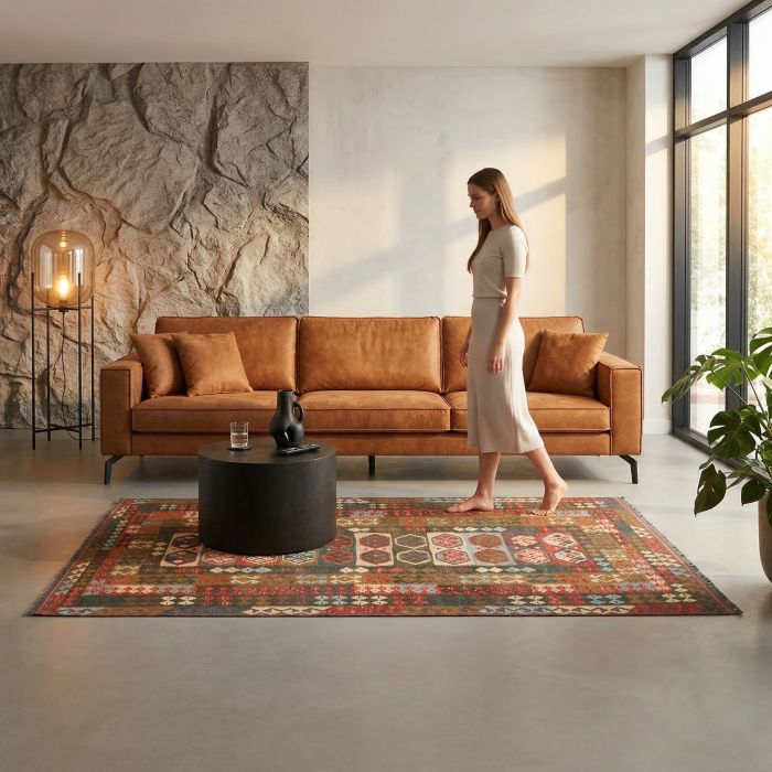 handgewebter Kelim Ghazghar aus Afghanistan Maß 255x160 cm