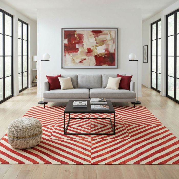 handgewebter Kelim Tavis aus Afghanistan Maß 285x269 cm