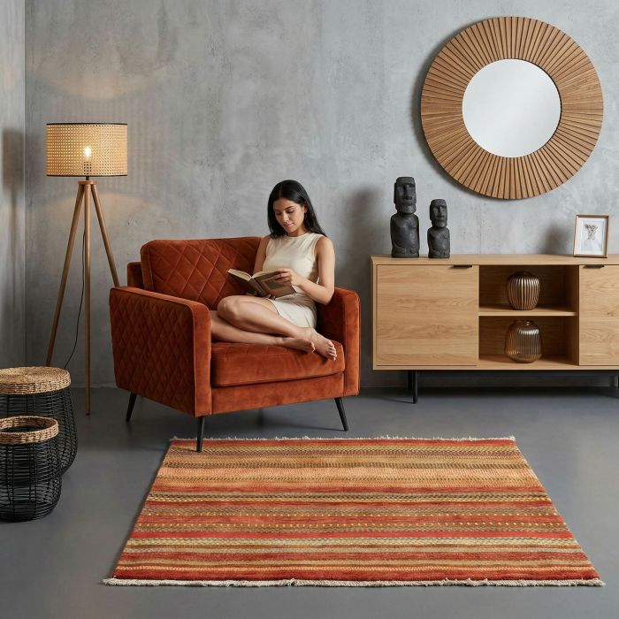 handgeknüpfter Orienteppich Bidjar-Novum aus Persien Maß 120x128 cm