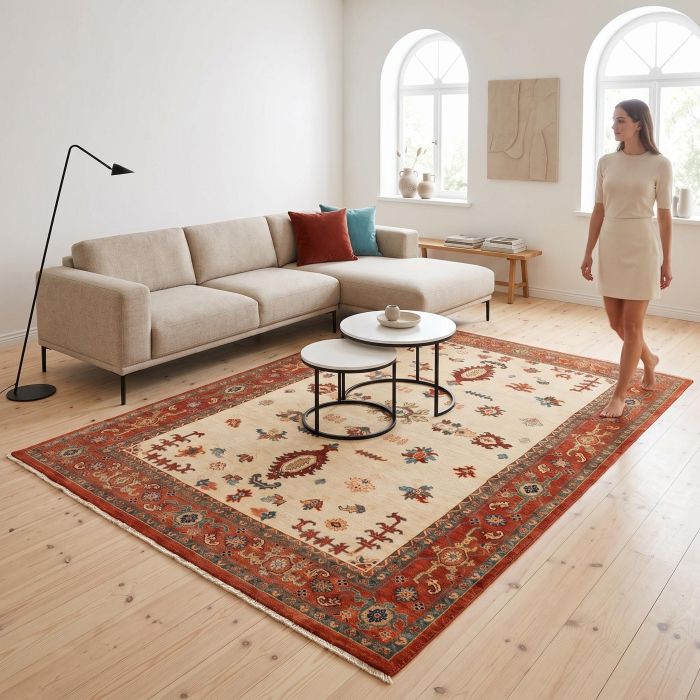 handgeknüpfter Orienteppich Ghadimi aus Persien Maß 306x200 cm