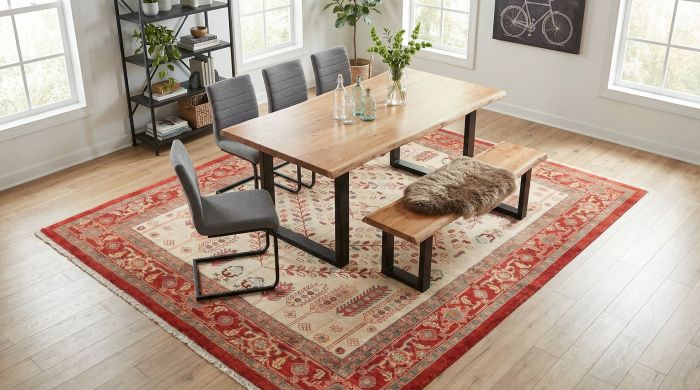 handgeknüpfter Orienteppich Ghadimi aus Persien Maß 270x270 cm