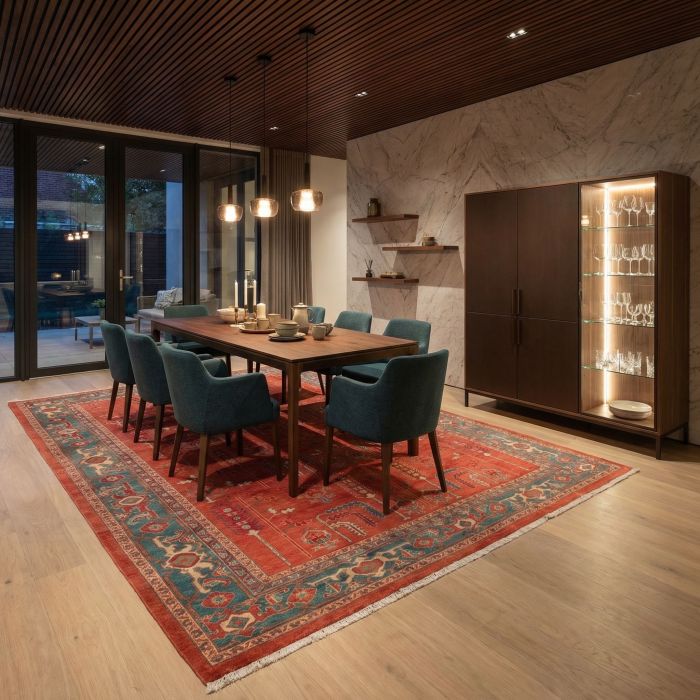 handgeknüpfter Orienteppich Ghadimi aus Persien Maß 340x265 cm