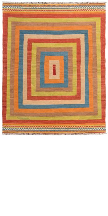 Bild von Afschar-Kamo aus Persien in der Größe 188 x 150 cm