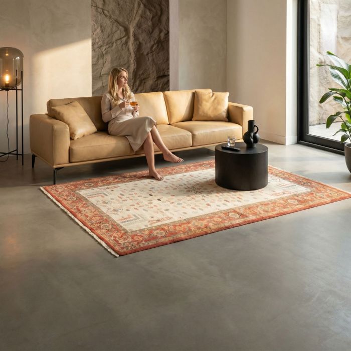 handgeknüpfter Orienteppich Ghadimi aus Persien Maß 257x158 cm