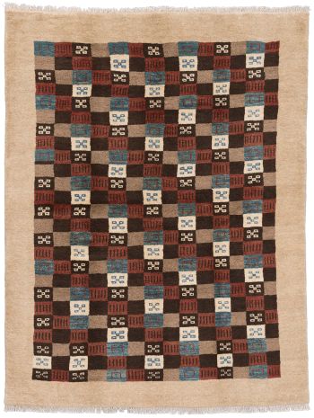 Bild von Gabbeh-Basic aus Persien in der Größe 194 x 150 cm