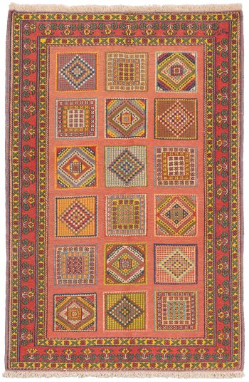 Bild von Afschar-Tabii aus Persien in der Größe 154 x 102 cm