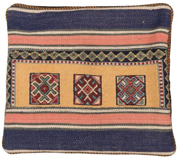 Bild von Afschar-Tabii-Kissen aus Persien in der Größe 45 x 40 cm