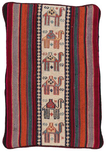 Bild von Afschar-Tabii-Kissen aus Persien in der Größe 50 x 32 cm