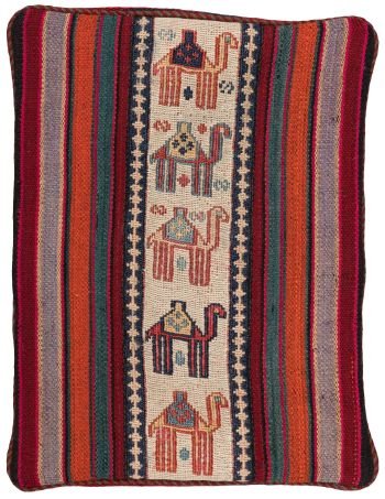 Bild von Afschar-Tabii-Kissen aus Persien in der Größe 45 x 35 cm