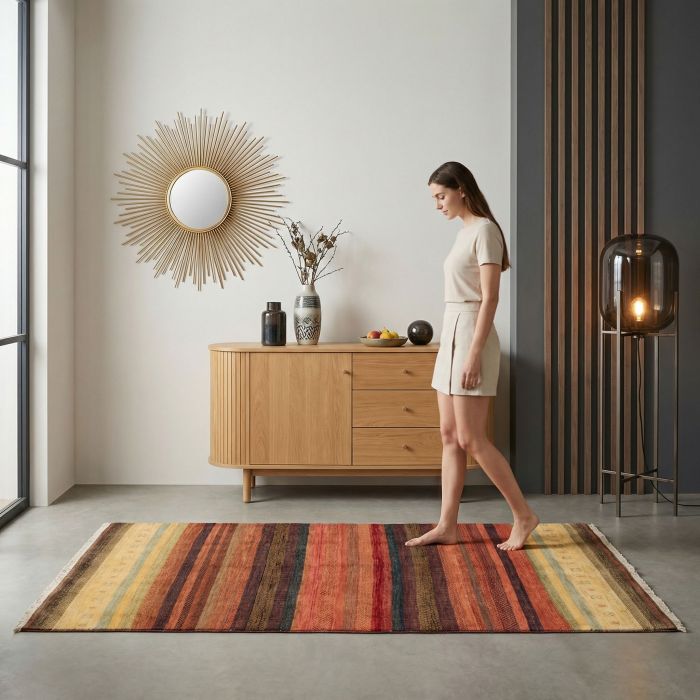 handgeknüpfter Orienteppich Bidjar-Novum aus Persien Maß 224x125 cm