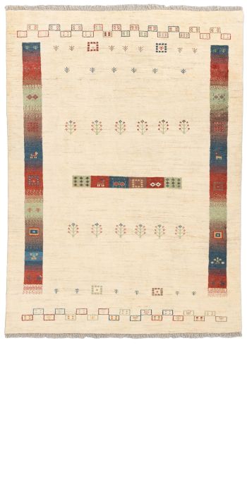 Bild von Gabbeh aus Persien in der Größe 226 x 164 cm