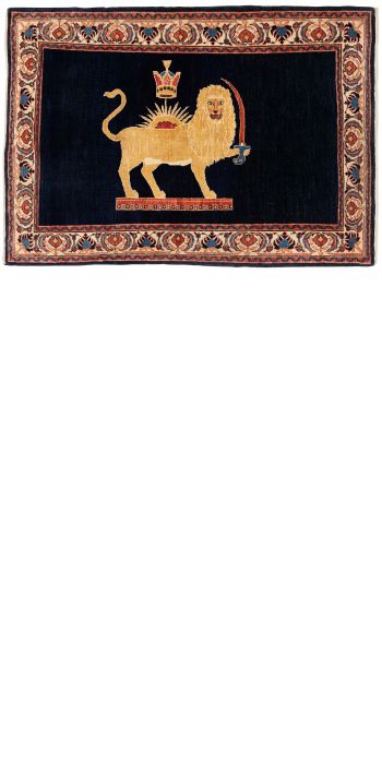 Bild von Sarough aus Persien in der Größe 160 x 111 cm