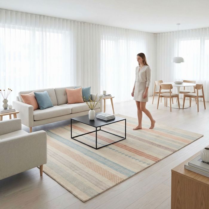 handgeknüpfter Orienteppich Zarubi aus Afghanistan Maß 309x249 cm